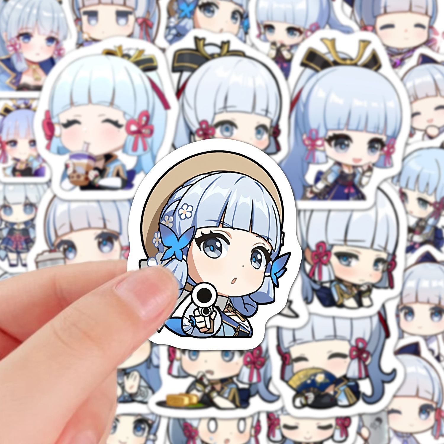 Laptop Accessories Decoration - Kamisato Ayaka 60 stuks Genshin Impact