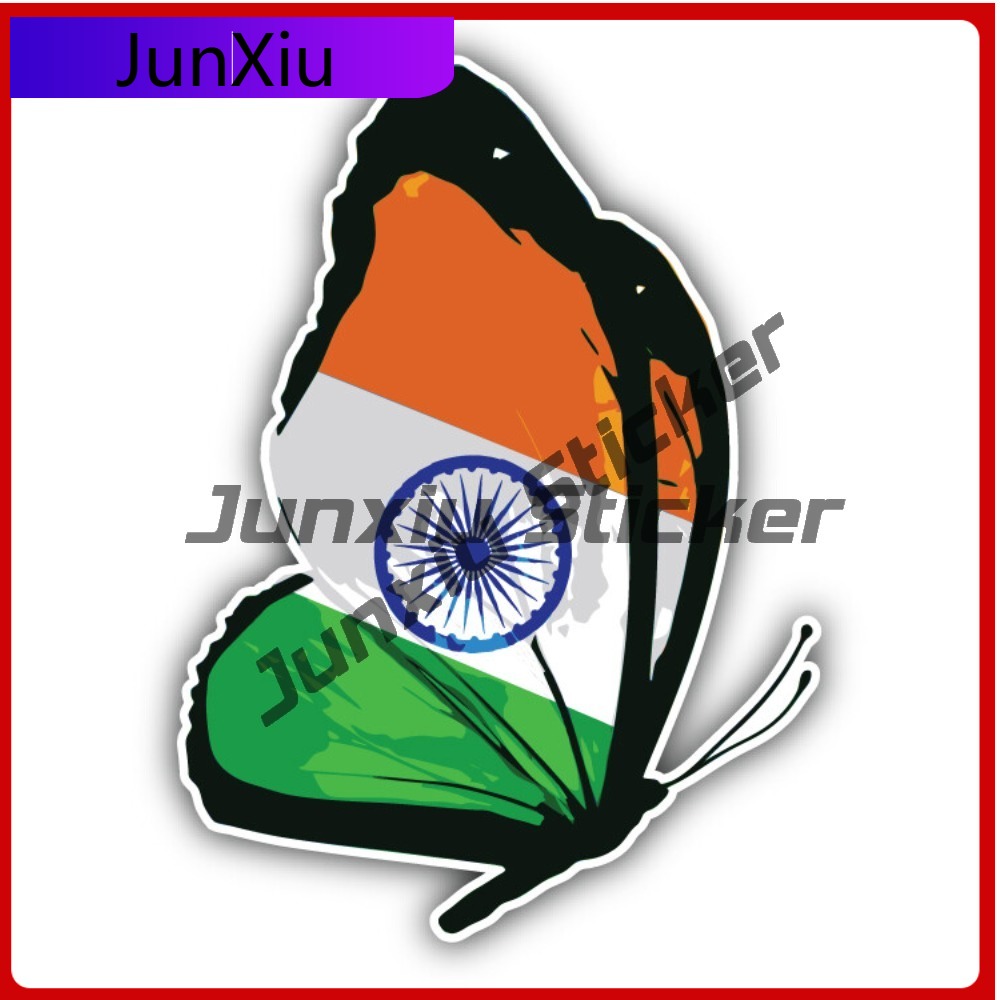 Laptop Accessories India - India Vlag Vlinder Unieke Topkwaliteit Vervagingsbestendig
