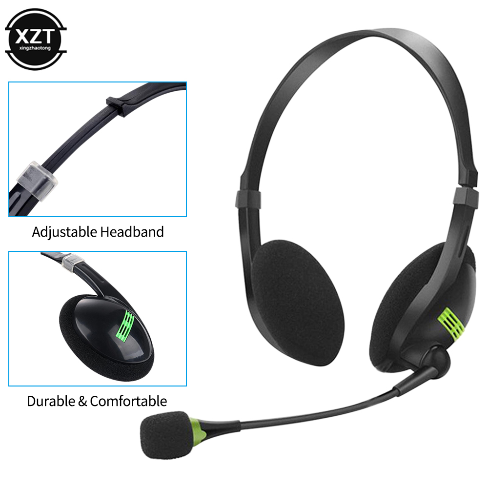 Laptop Accessories Headphones - kebidu 3,5 mm ruisonderdrukkende bedrade hoofdtelefoon