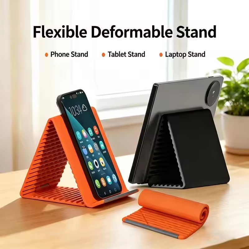 Laptop Accessories Holder - Luie draagbare telefoonstandaard Siliconen desktop tablet-laptophouder