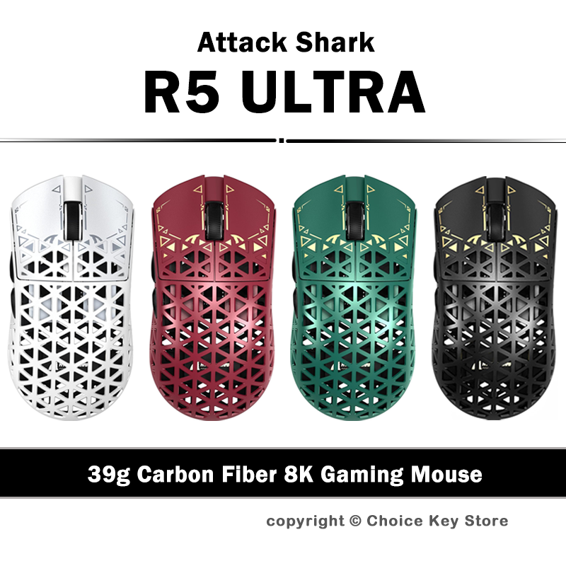 Logitech Mouse G Pro X Superlight - ATTACK SHARK R5 Ultra Draadloze Gaming