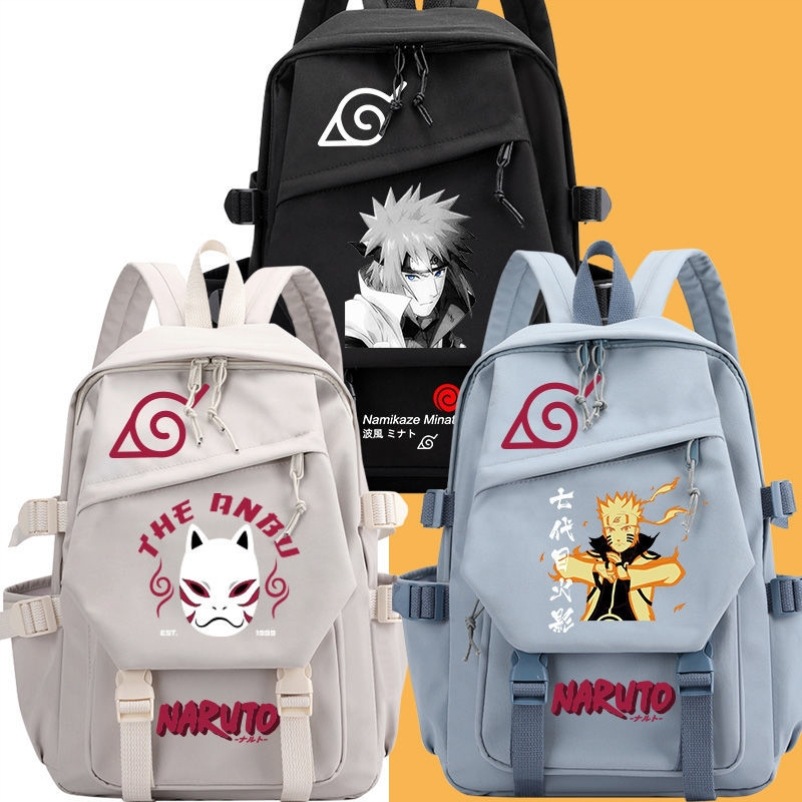 Laptop Editing Accessories - Naruto Sasuke Kakashi Anime Rugzak voor