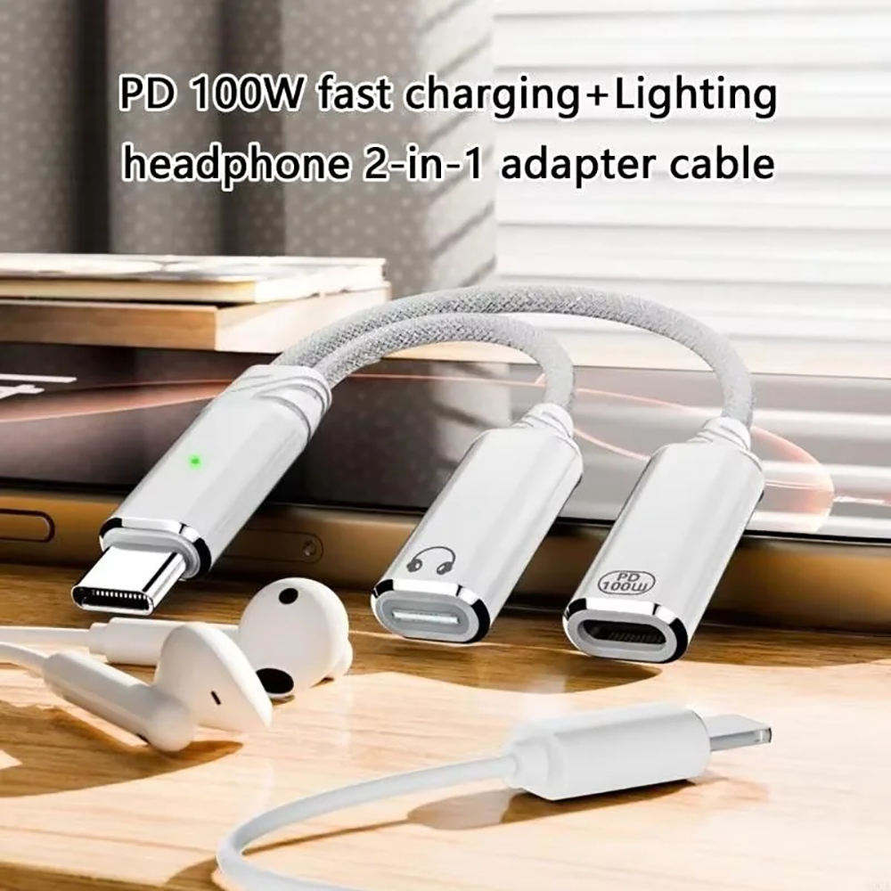 USB C Splitter 2 in 1 hoofdtel - Laptop Accessories Headphones recensie en prijs
