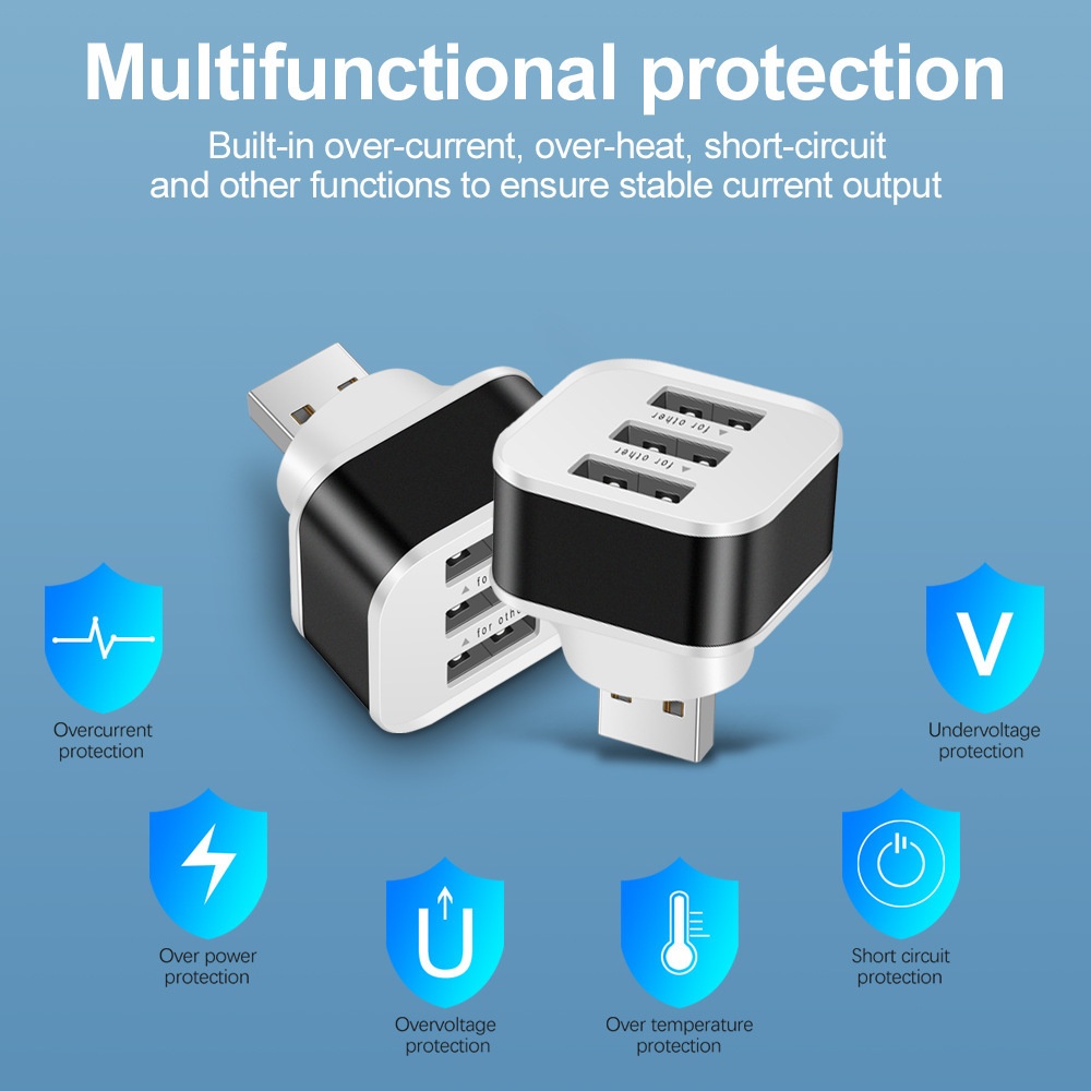 3-poorts USB-sleuvenadapter US - Laptop Electronics Accessories recensie en prijs