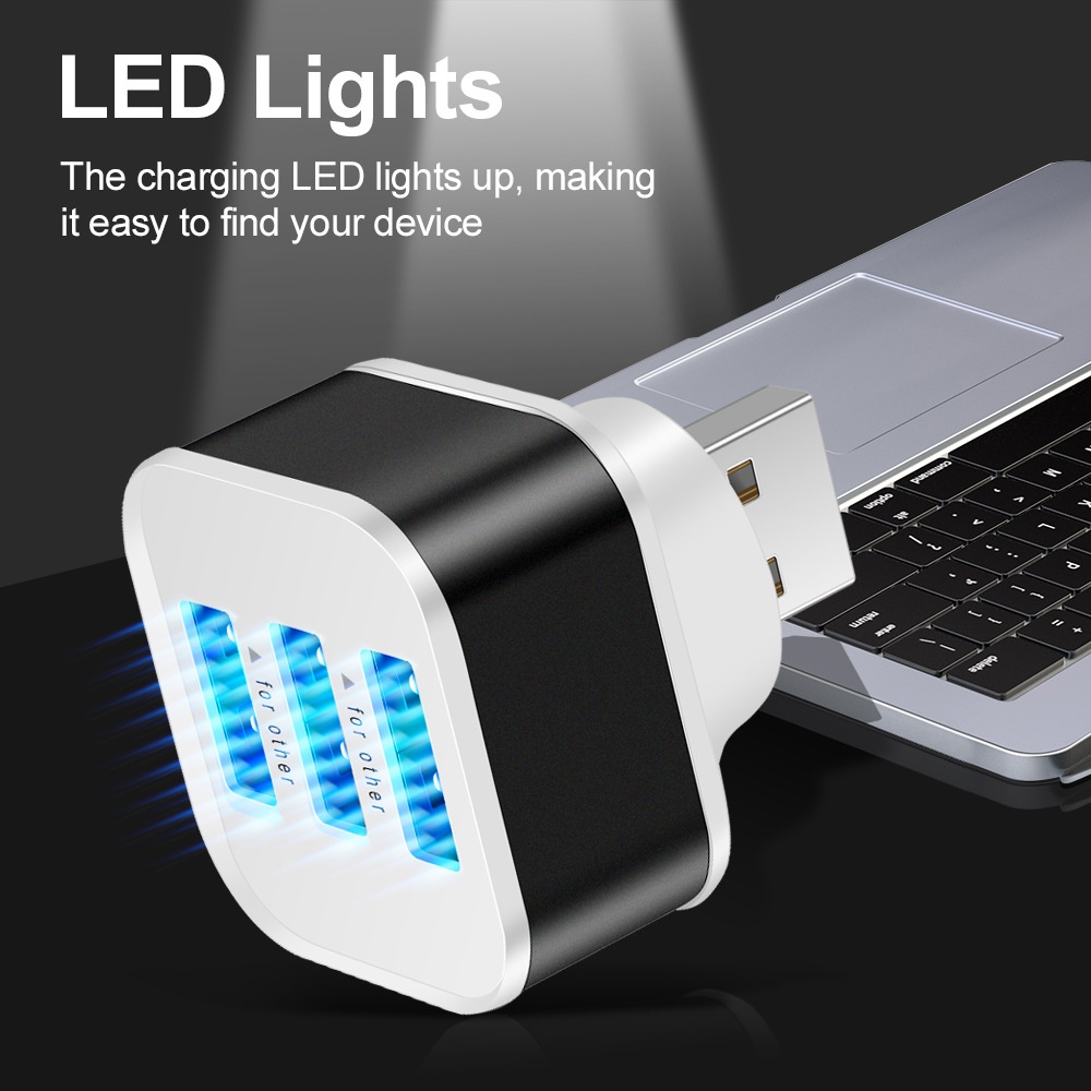 3-poorts USB-sleuvenadapter US - Laptop Electronics Accessories recensie en prijs