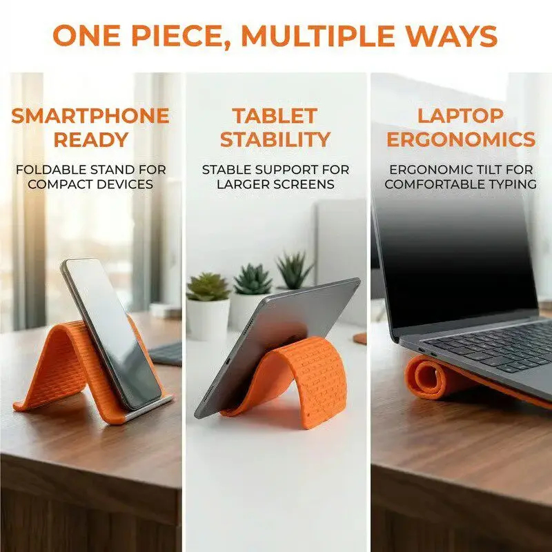 Siliconen opvouwbare telefoons - Laptop Accessories Holder recensie en prijs