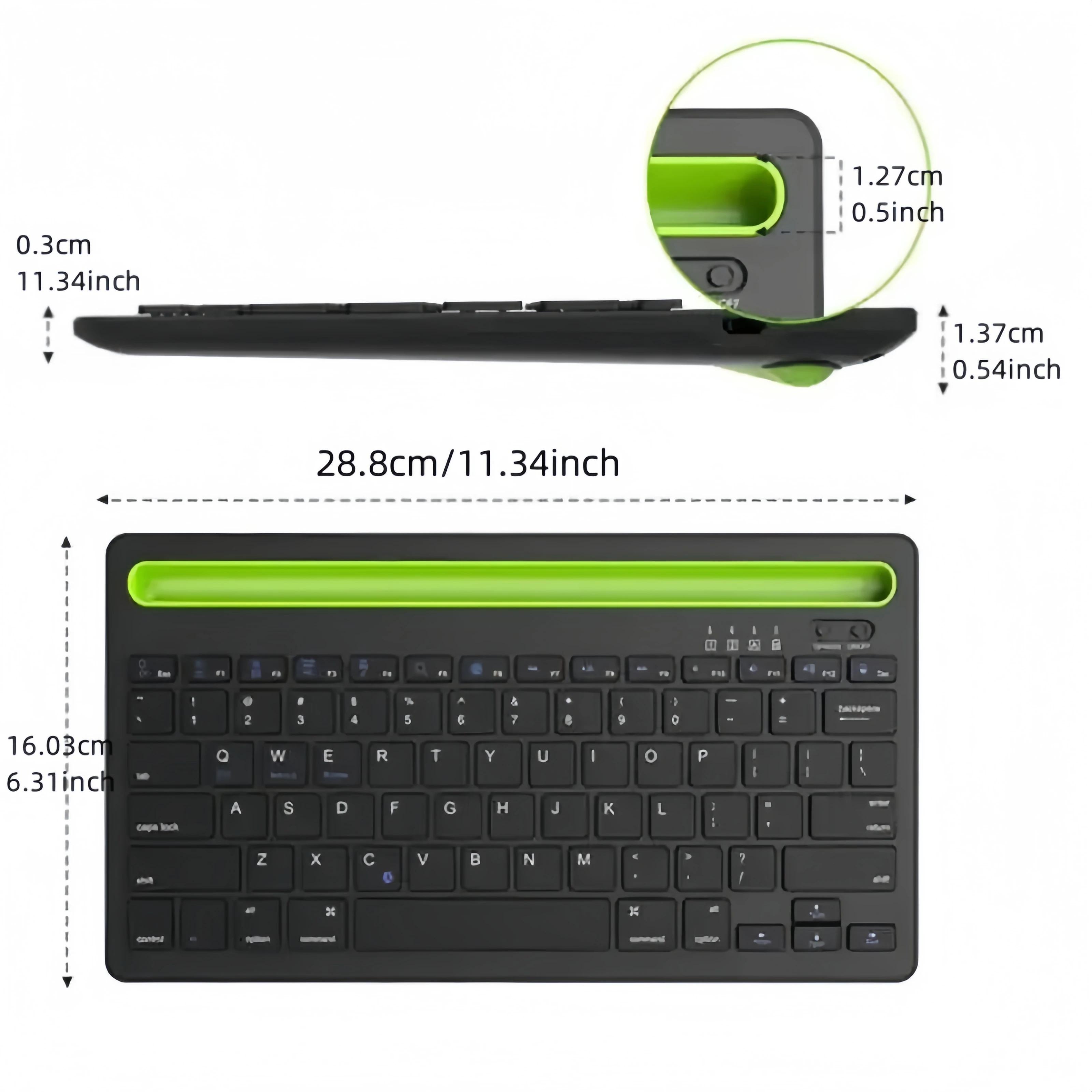 Bluetooth-toetsenbord compatib - Laptop Accessories Holder recensie en prijs