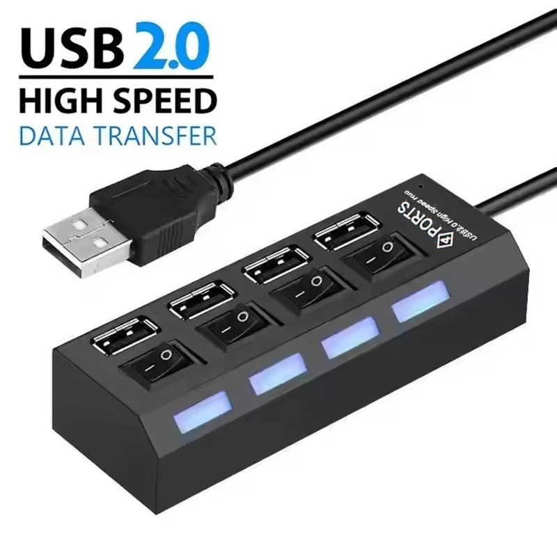 4-poorts USB 2.0 hub-uitbreidi - Laptop Accessories Kit recensie en prijs