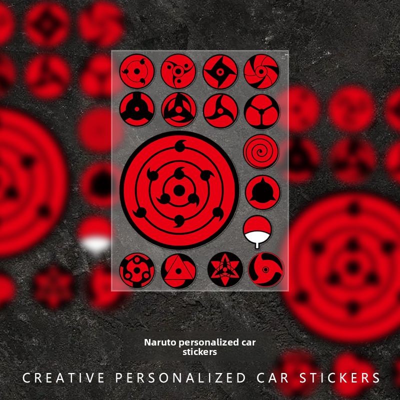 Sharingan Eye Die-cut Sticker  - Laptop Accessories Kit recensie en prijs