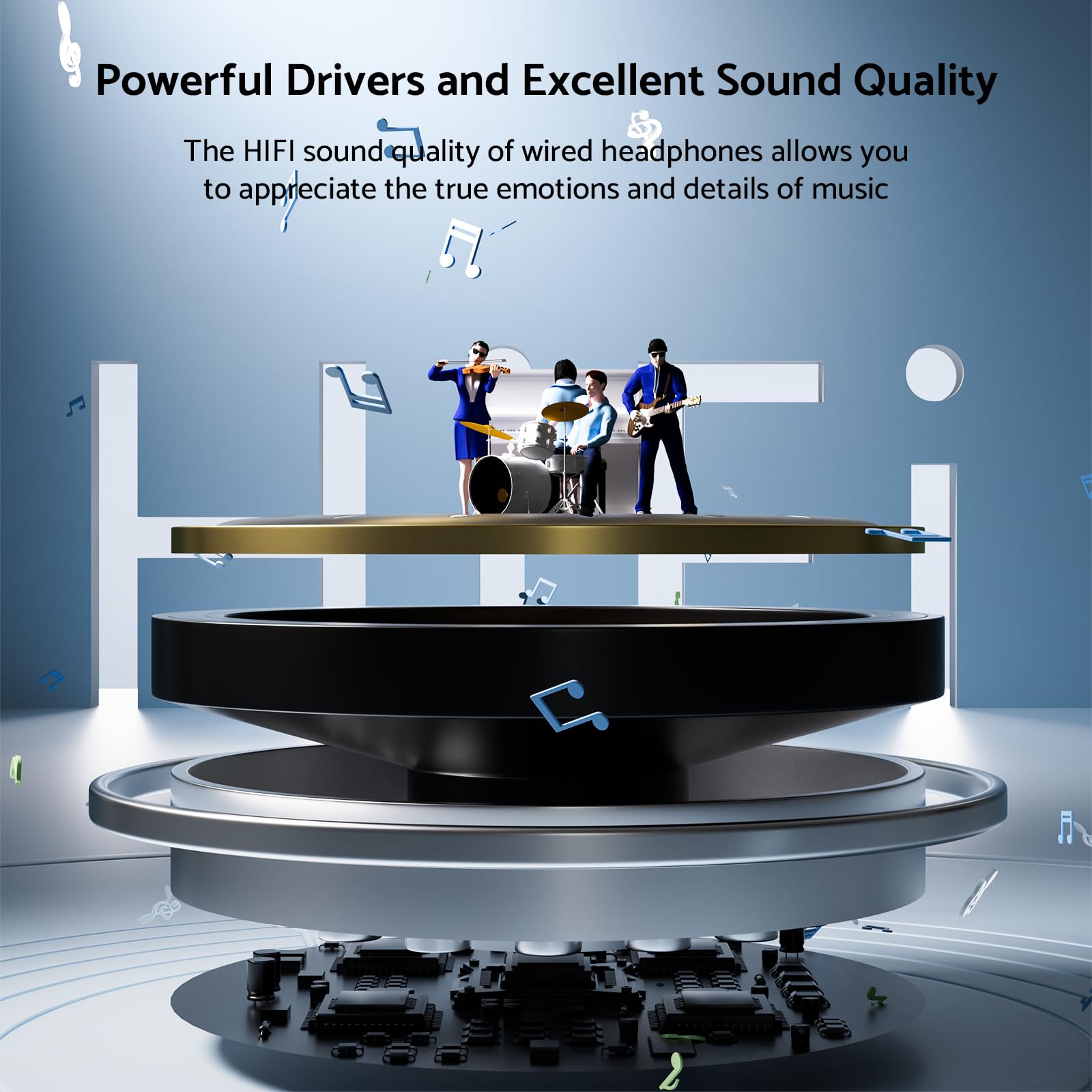 HiFi Surround-hoofdtelefoon Ba - Laptop Accessories Headphones recensie en prijs