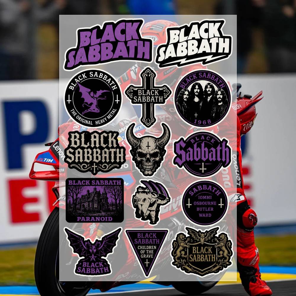 B-LACK S-ABBATH Stickers Moto  - Laptop Accessories Price recensie en prijs