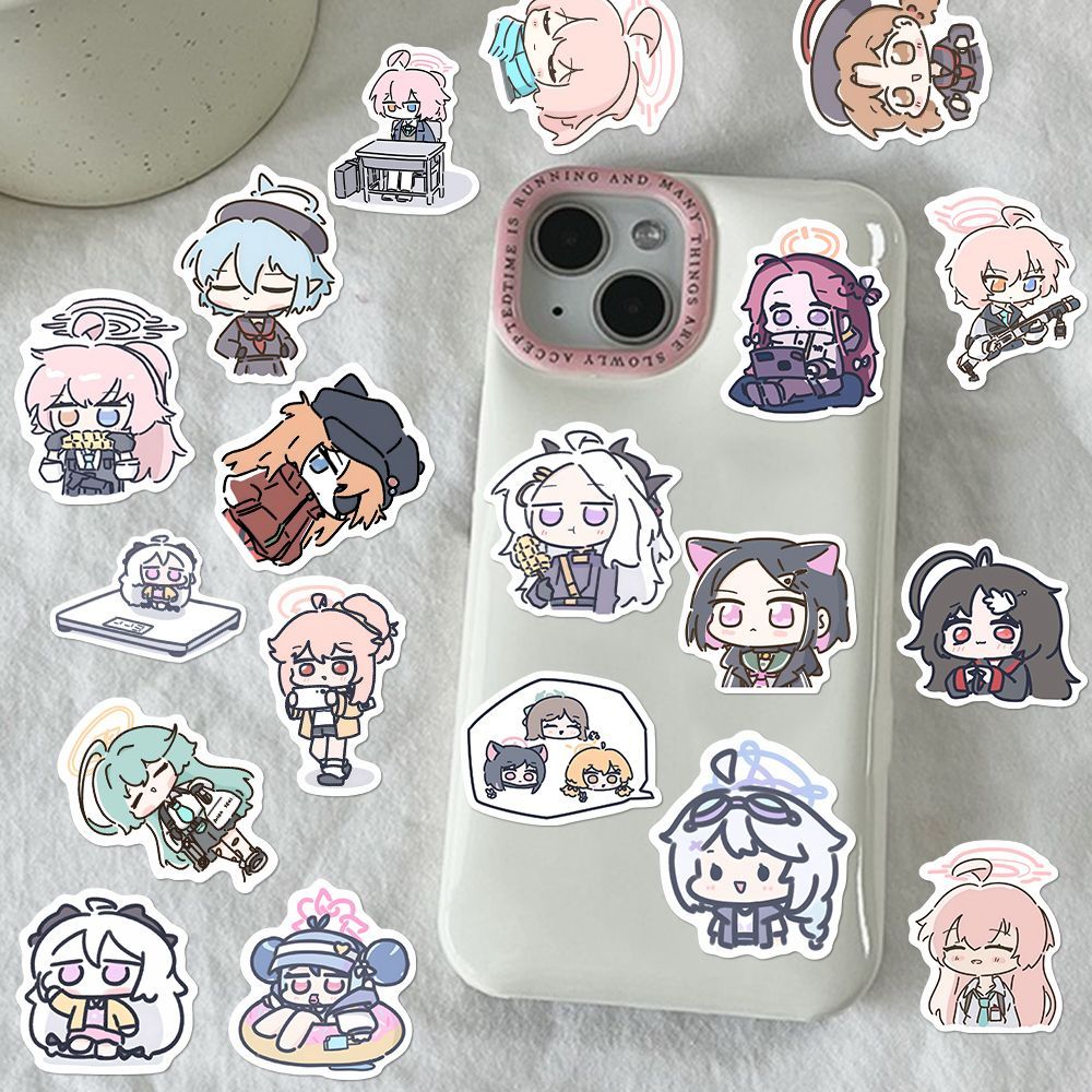 80 STKS Anime Blauw Archief So - Laptop Accessories Decoration recensie en prijs