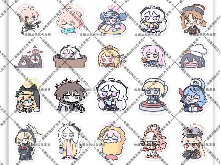 80 STKS Anime Blauw Archief So - Laptop Accessories Decoration recensie en prijs