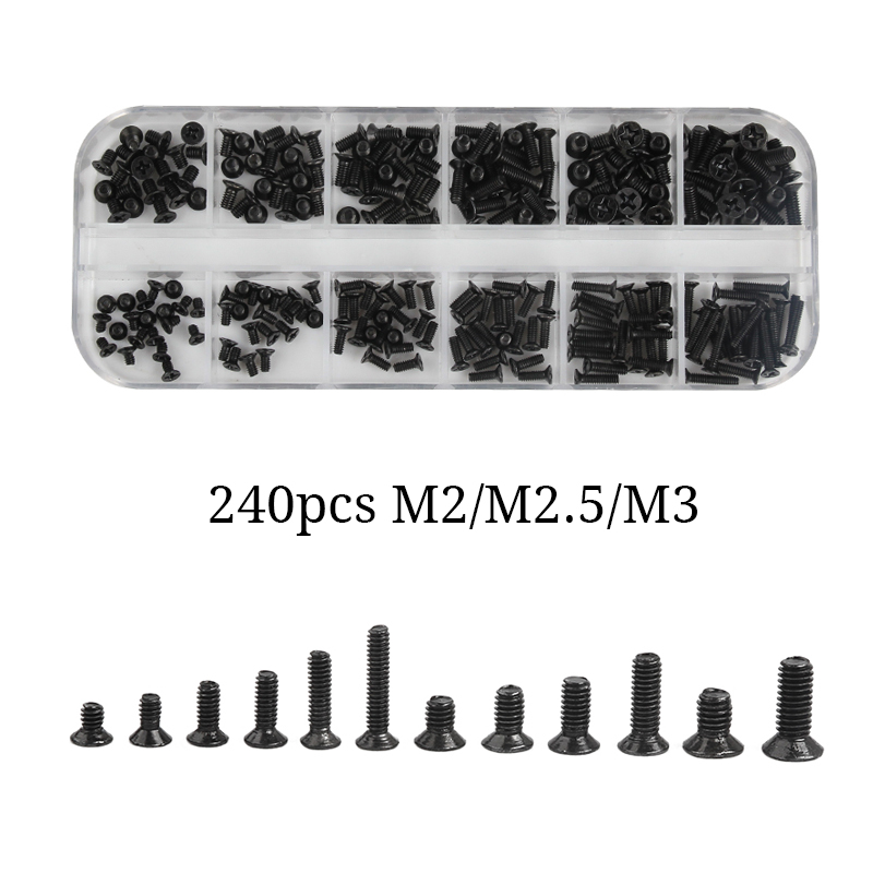 240 stks M2 M2.5 M3 Schroef Se - Laptop Electronics Accessories recensie en prijs