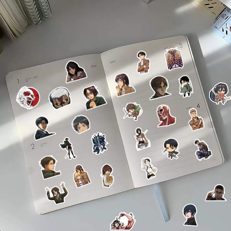 60 stuks Attack on Titan Anime - Laptop Accessories Decoration recensie en prijs