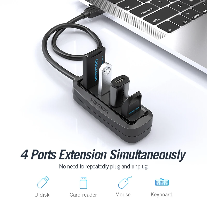 Vention Usb 2.0 Hub 4 Poort Me - Laptop Accessories Price recensie en prijs