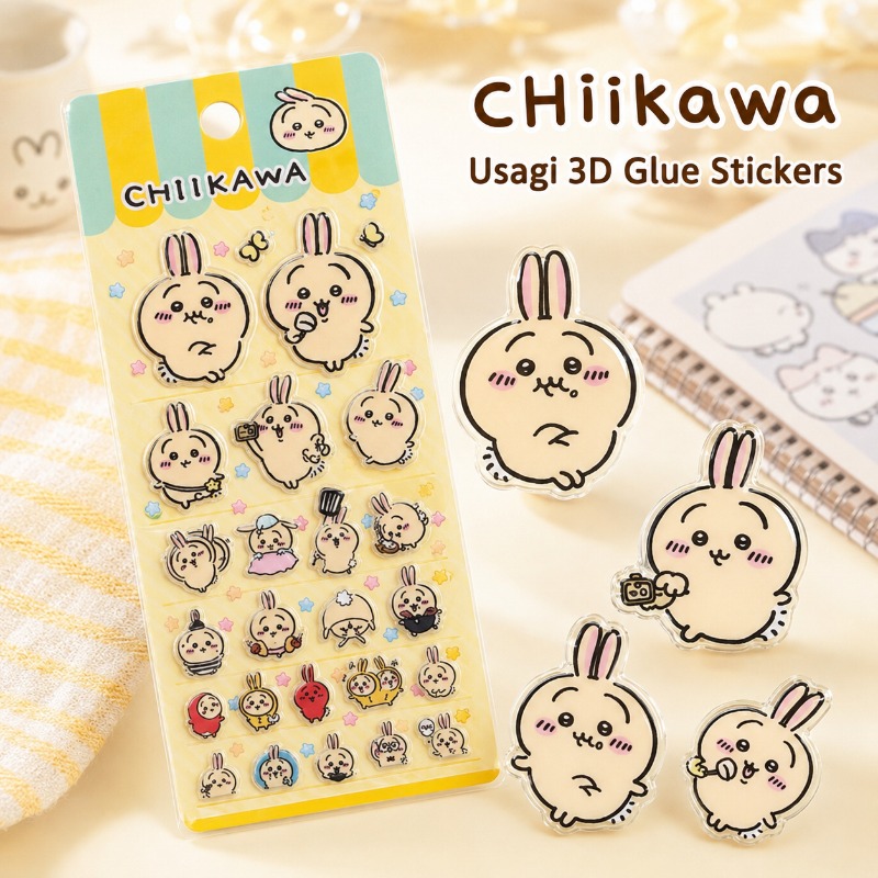Leuke Chiikawa Usagi 3D lijmst - Laptop Editing Accessories recensie en prijs