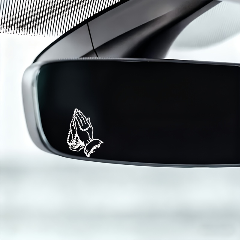 2D platte biddende handen viny - Laptop Accessories Decoration recensie en prijs