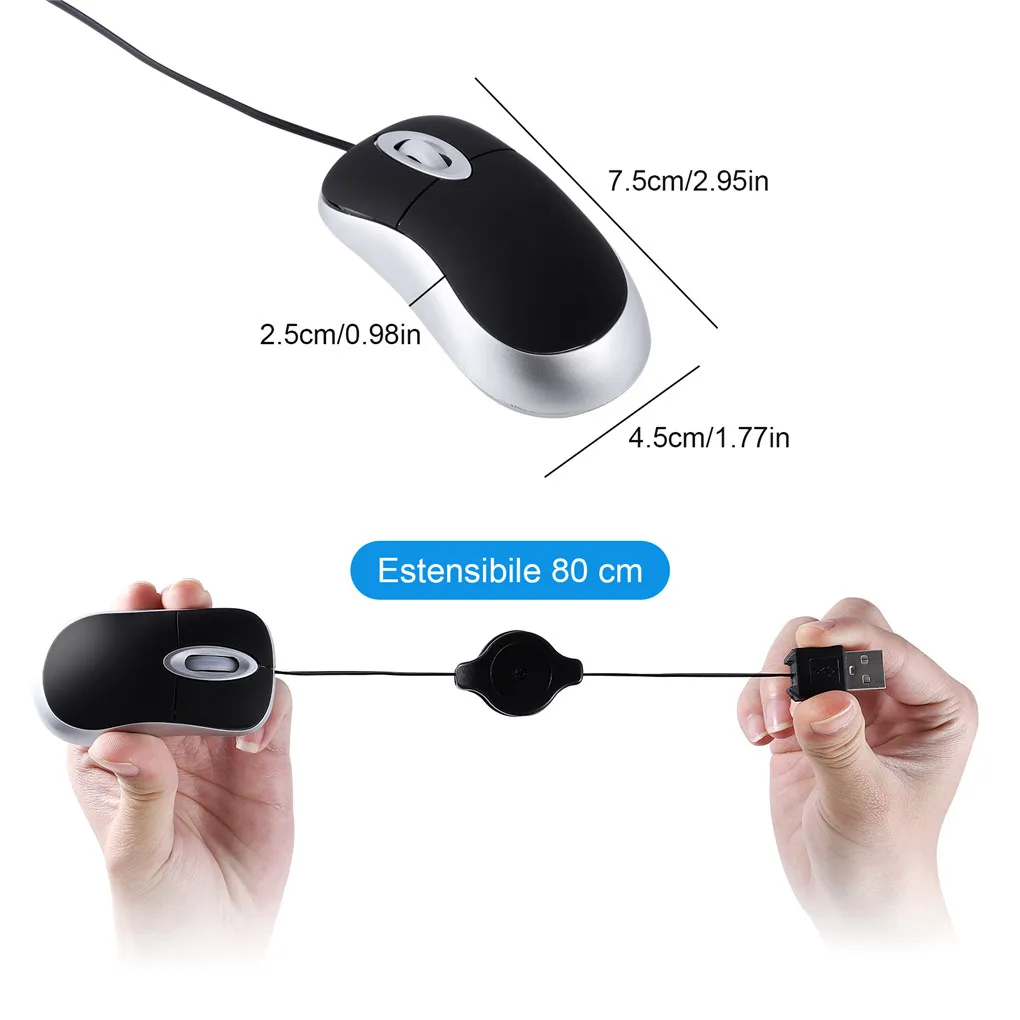 Draagbare optische mini-muis I - Laptop Electronics Accessories recensie en prijs