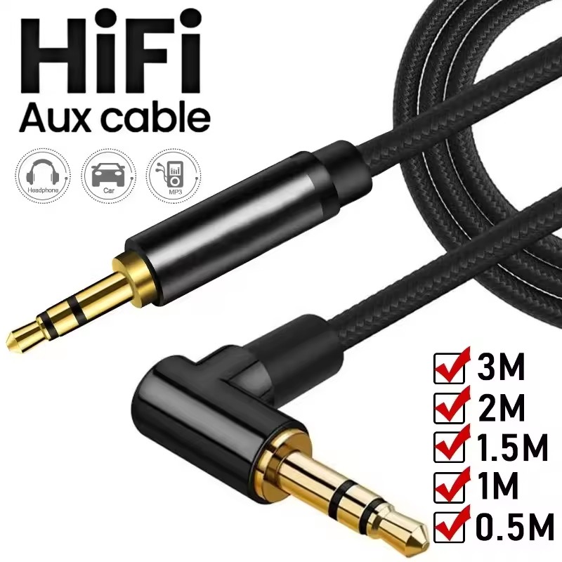 AUX-kabel 3.5mm jack audiokabe - Laptop Accessories Headphones recensie en prijs