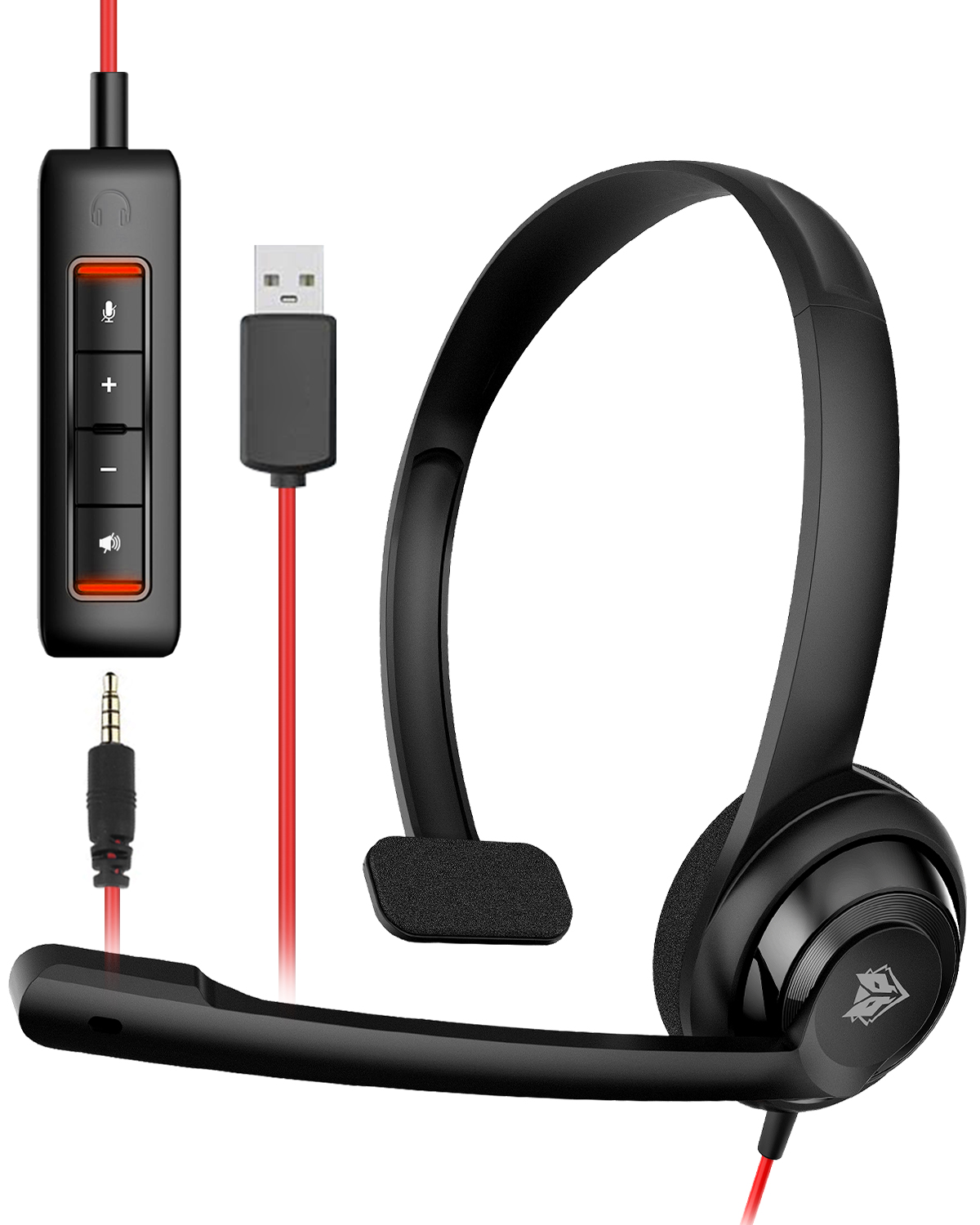NUBWO HW02 USB-headset met mic - Laptop Accessories Headphones recensie en prijs